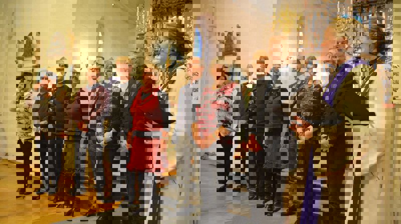 Bildet er fra da menighetsrådet ble presentert høsten 2015