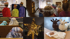 Små nysgjerrige gjetere og engler følger engasjert med på fortellingen om da Jesus ble født. Foto: Sandra Persson