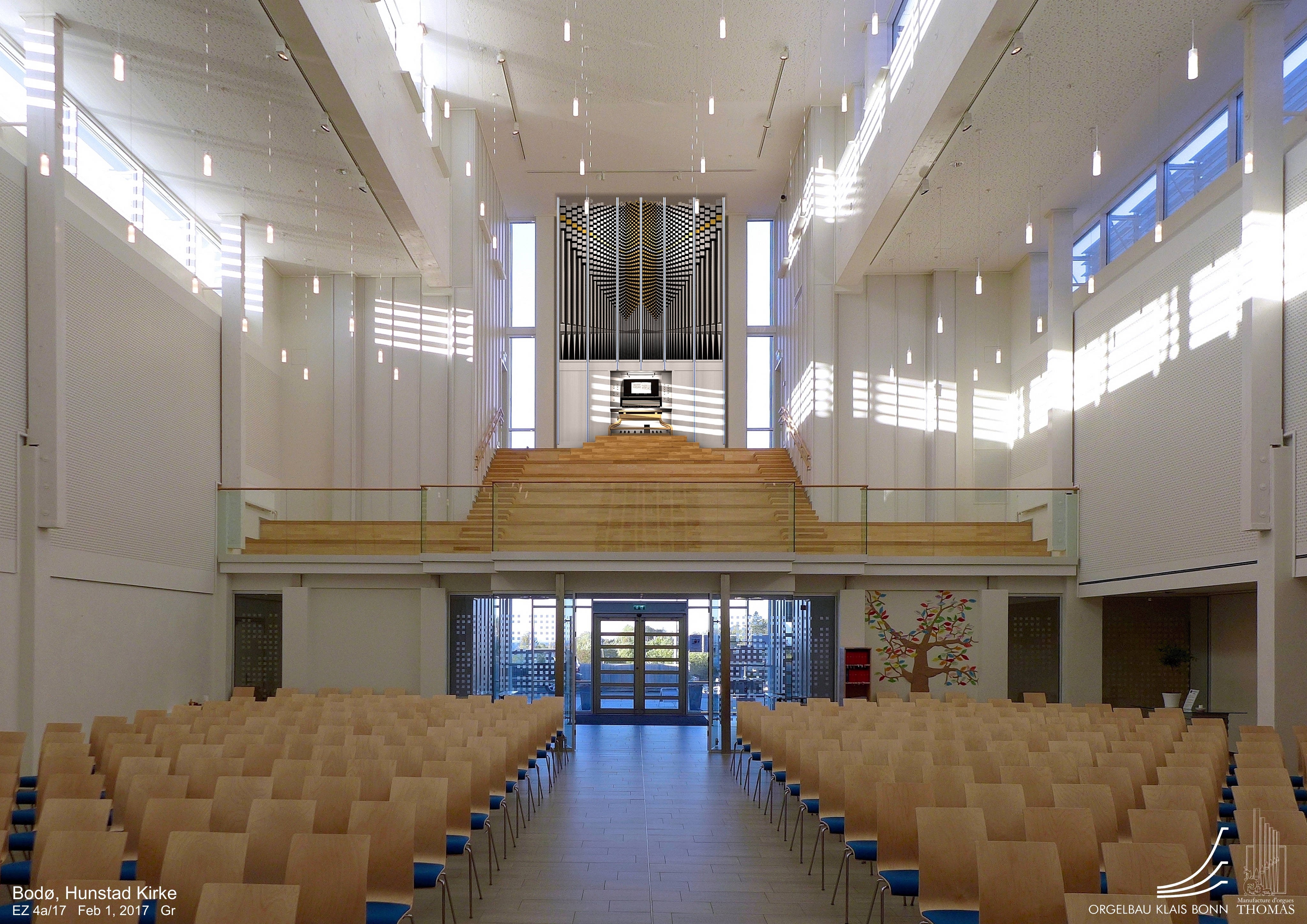 Orgelet i Hunstad kirke