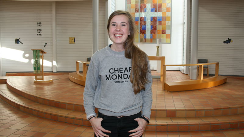 Kristin i Kirkerommet Foto: Kari karstensen