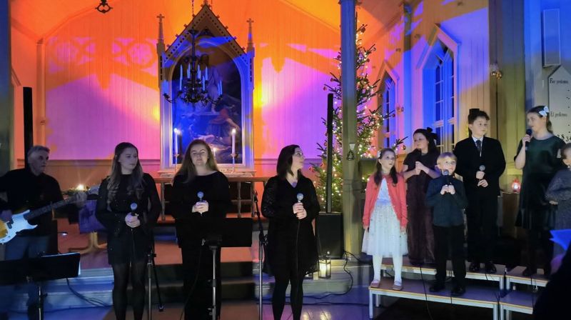 Arkivfoto av Kjerringøy barnekor: Foto: Camilla Berg Hansen