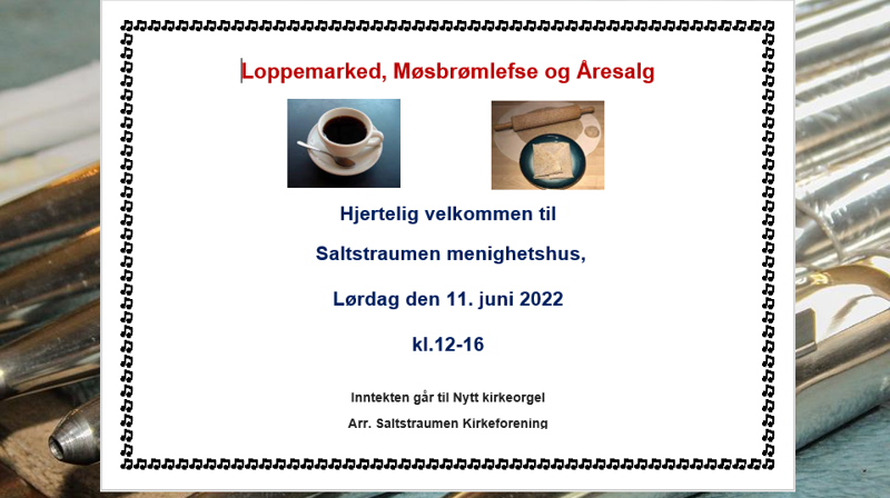 Velkommen til loppemarked