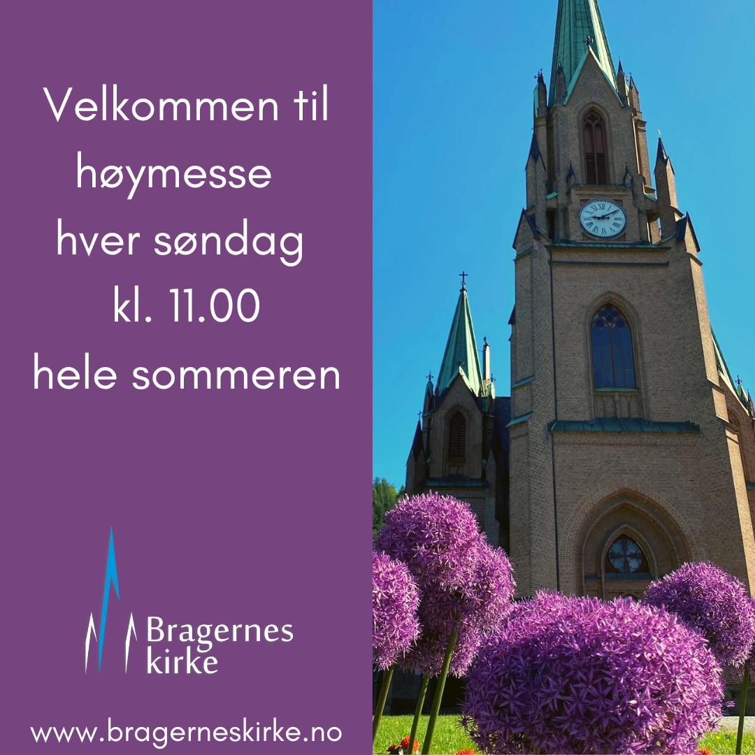 velkommen til høymesse hele sommeren