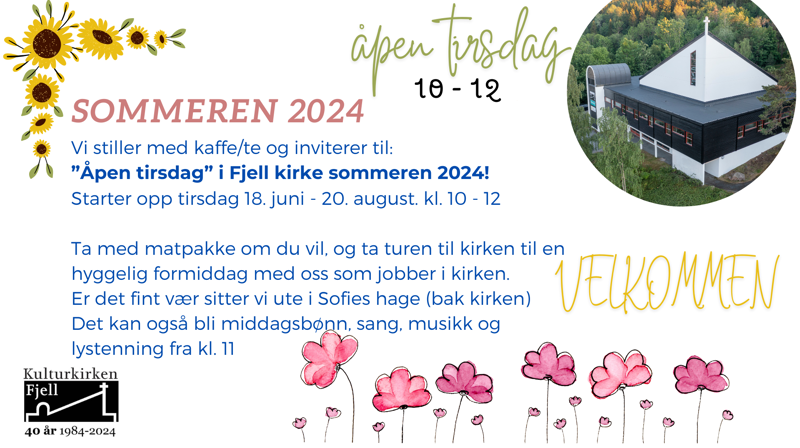 Åpne tirsdager i sommer