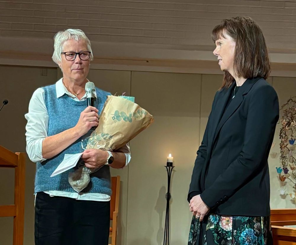 Eilin Ekeland ønsker Anette velkommen