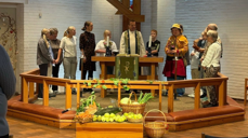 Fra en tidligere høsttakkefest. (Foto: Fjell kirke)