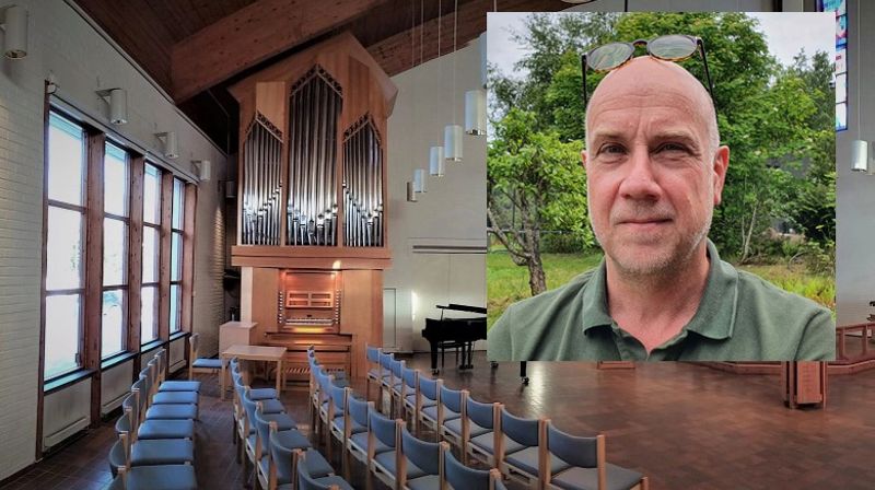 Abram Bezuijen spiller Goldbergvariasjonene i Fjell kirke