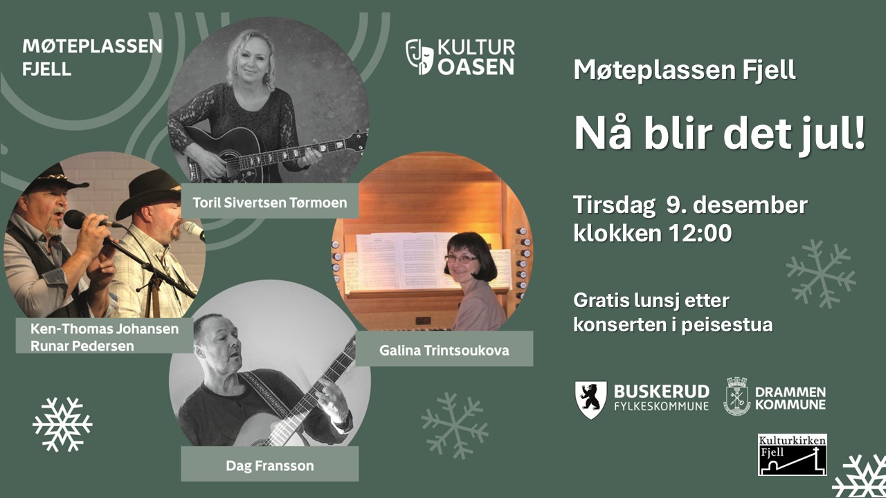 Ikke mindre enn fem artister på årets siste Møteplassen