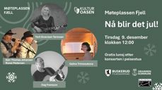 Ikke mindre enn fem artister på årets siste Møteplassen