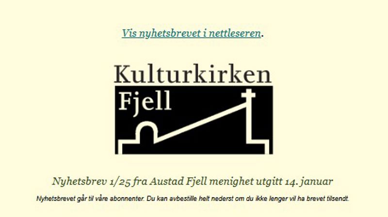 Nyhetsbrevet for januar er ute