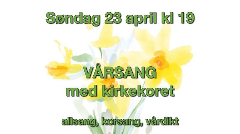 Bli med på Vårsang!