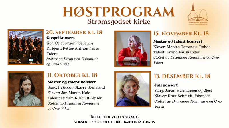 Konserter høsten 26