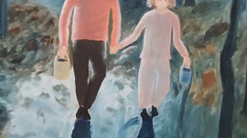 Maleriutstilling i Tangen kirke 24. mai