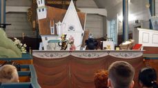 Ravnekjerkå: Endelig blir denne forestillingen tilgjengelig for flere! Dette- og mye mer kan du få deg under pinsen og jubileumshelgen til Egersund kirke! Foto: Stine Wium Jakobsen