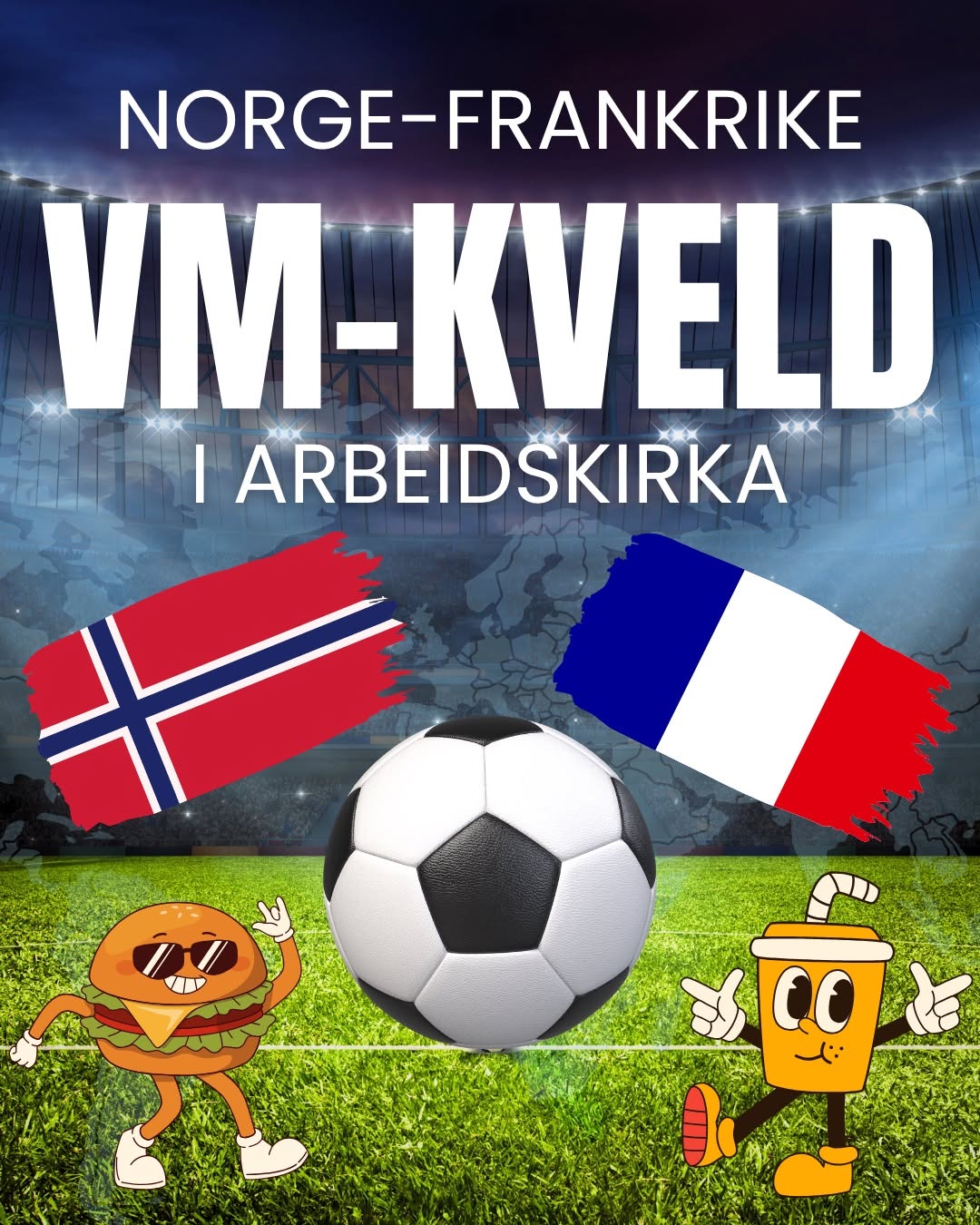 VM-kveld: Norge-Frankrike