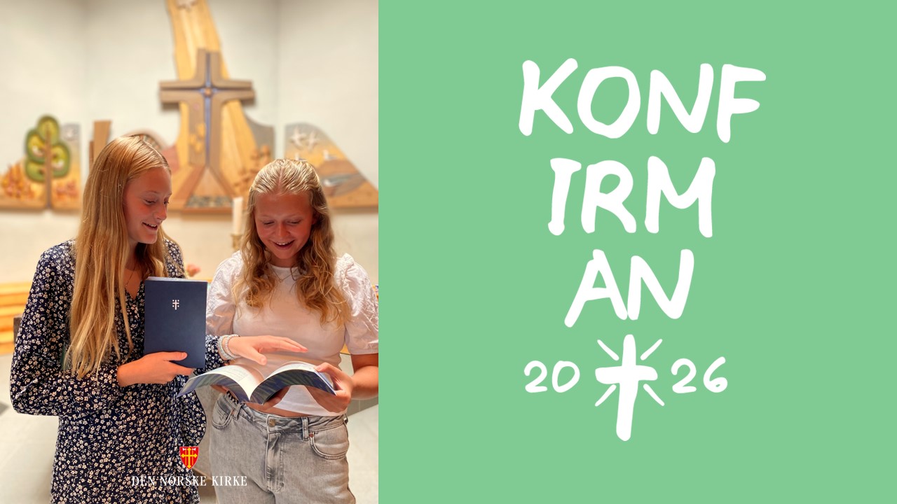 Meld deg på som konfirmant 2026!