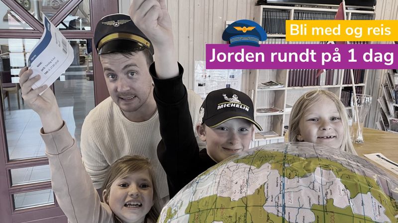 Går det an å reise jorden rundt på bare en dag?