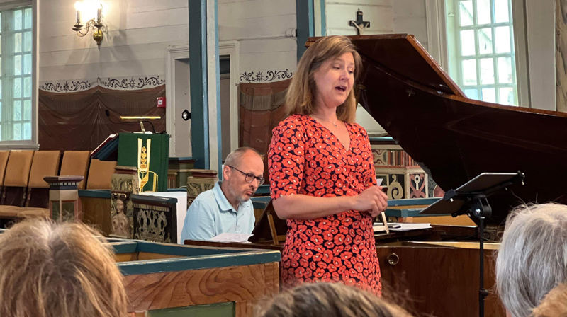 Musikkstund med Ebba Rydh og Jostein Betten Foto: Svein Tengesdal