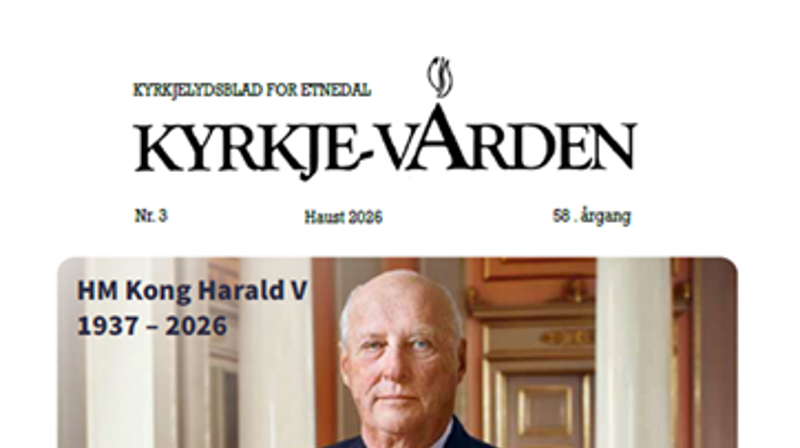 Forsiden av KyrkjeVarden