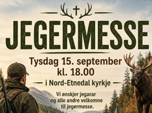 Jegermesse i Nord-Etnedal kyrkje