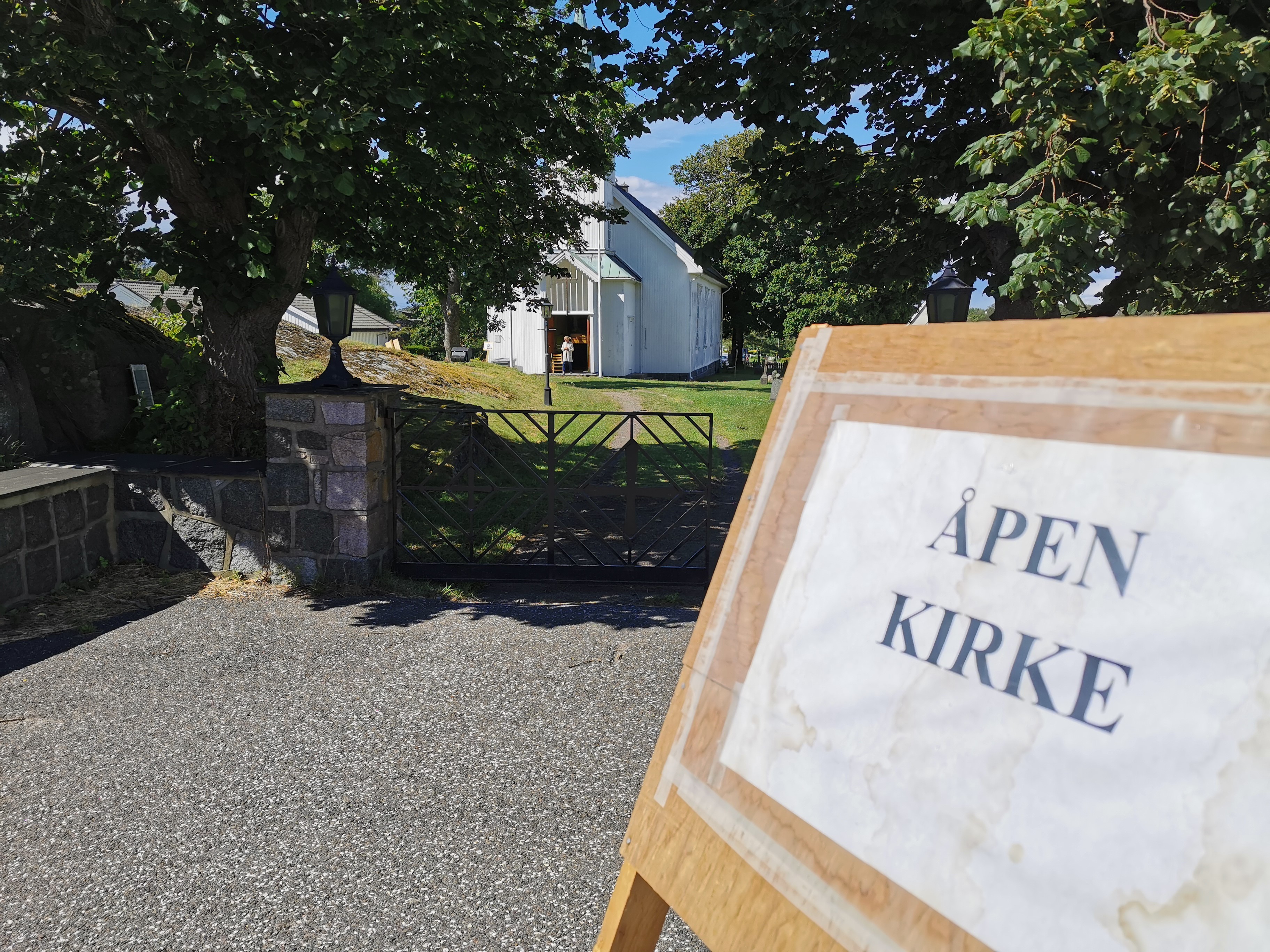 Åpen kirke på Hvasser. Foto: Kirkerådet / Den norske kirke