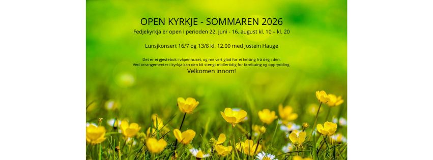 Toppbilde for Fedjekyrkja 