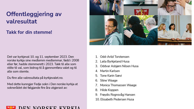 Kyrkjevalet 2023