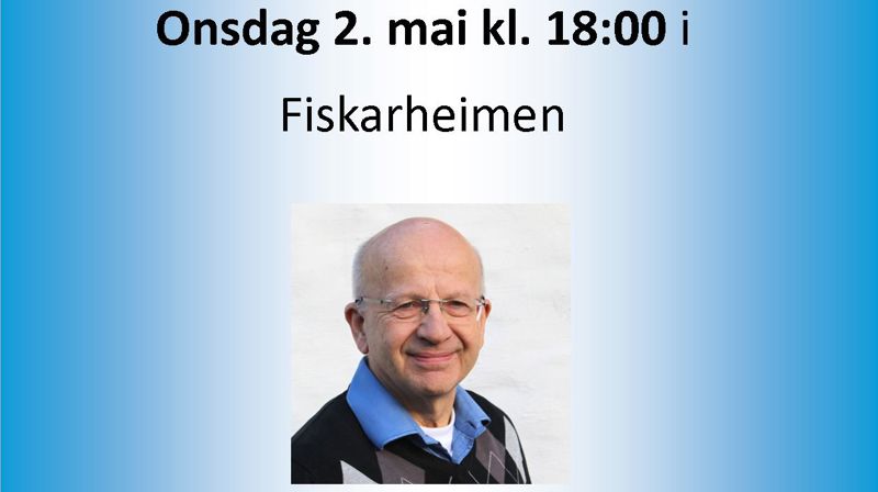 Avskjedsforedrag 2. mai kl. 18:00