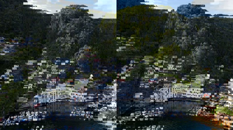 Bilde av Salhus Tricotagefabrik (Foto: Trond A. Isaksen, Riksantikvaren)