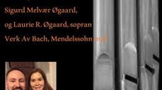 Plakat for temakveld med Sigurd og Laurie Øgaard