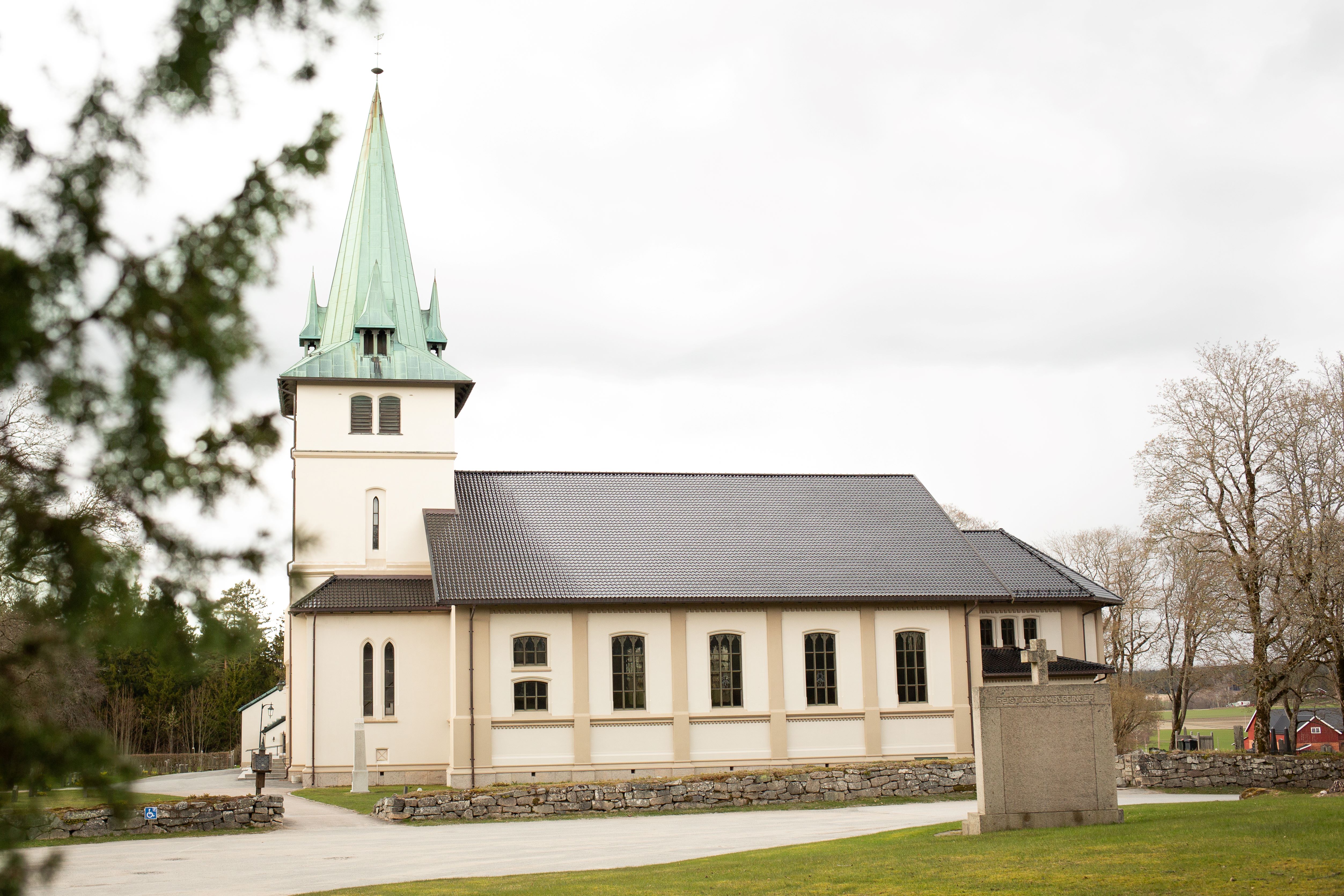 Onsøy kirke. Foto: Cecilia Riis Kjeldsen.