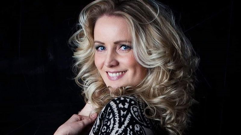 Maria Mohn gir et tilbakeblikk på Grand Prix-låter og hennes øvrige karriere, torsdag 19. mai. Foto: Ina-Kristin Tvete.