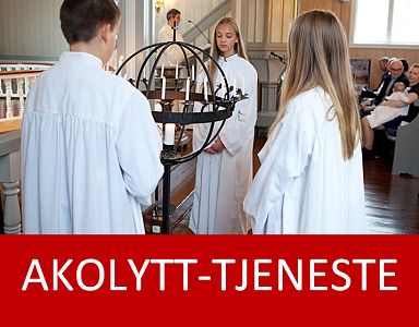 Akolyttjeneste for konfirmanter