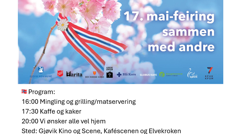 17. mai-feiring sammen med andre🩷
