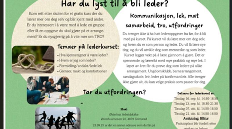 Har du lyst til å bli leder?
