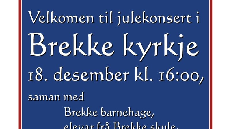 Julekonsert Brekke