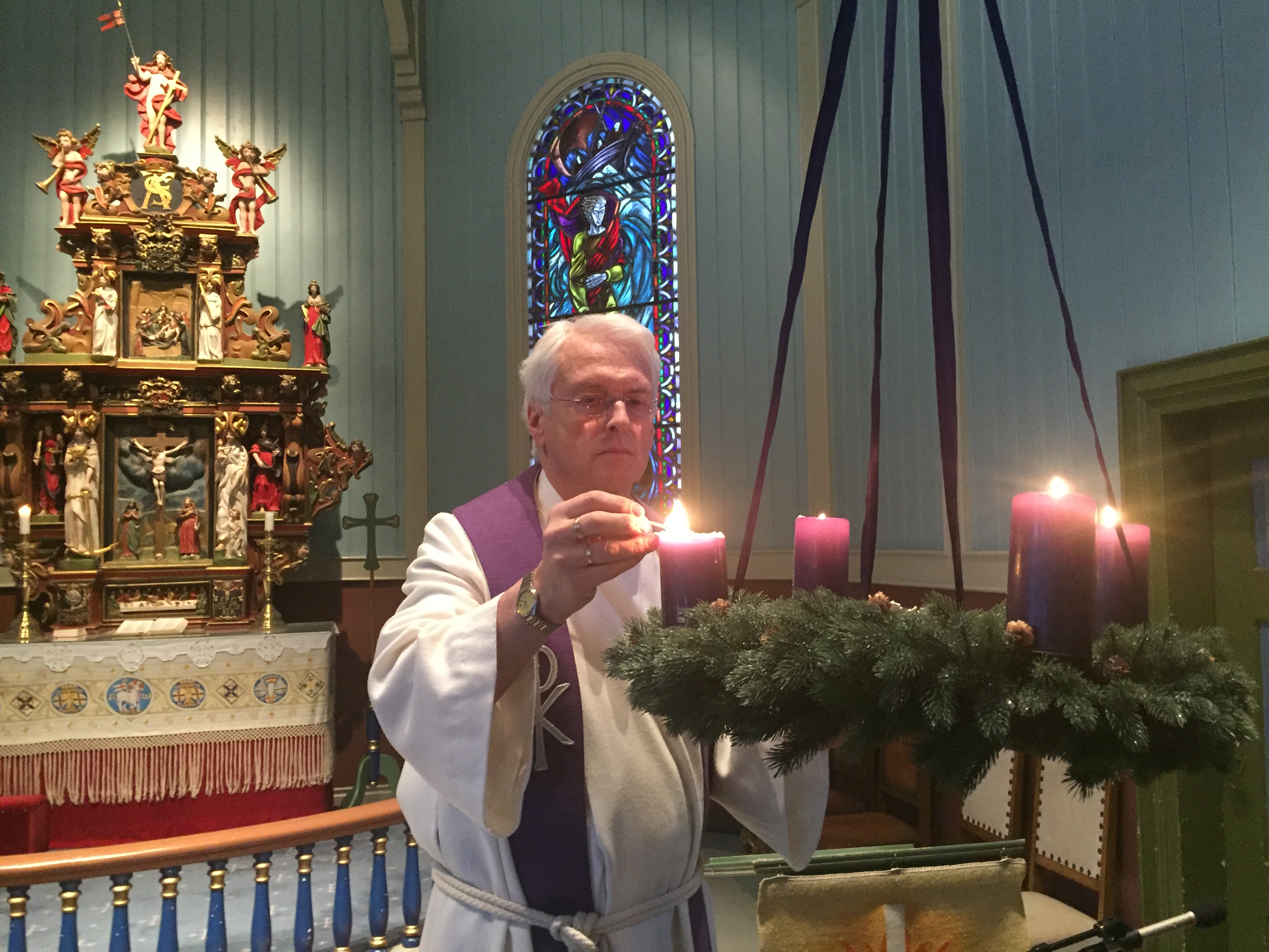 Julehelsing frå sokneprest Leidulv Ø. Grimstad