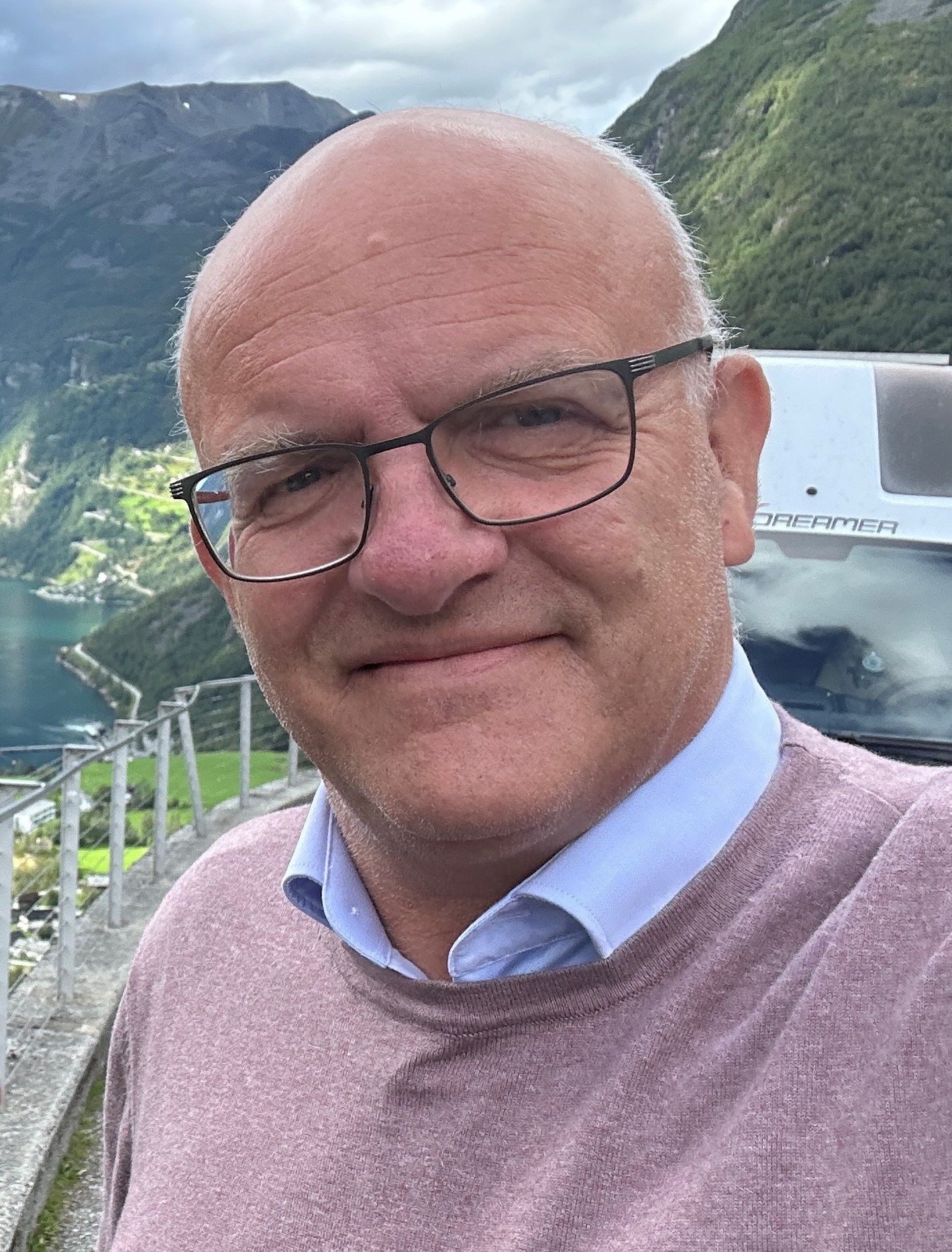 Den nye kyrkjeverjen på Hareid, Jostein Bildøy (privat foto).