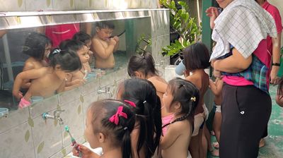 Frå Bangkok: Soknet samarbeider med NMS om gode tiltak i Thailand. Misjon er ein del av kyrkjelyden sin identitet og eit uttrykk for at Gud har gjort oss til sine sendebod. Foto: Bente Liavåg (2024)