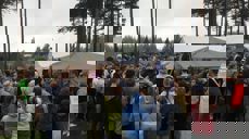 Tor Jakob Bjørndal samlet som vanlig gjengen til informasjon.