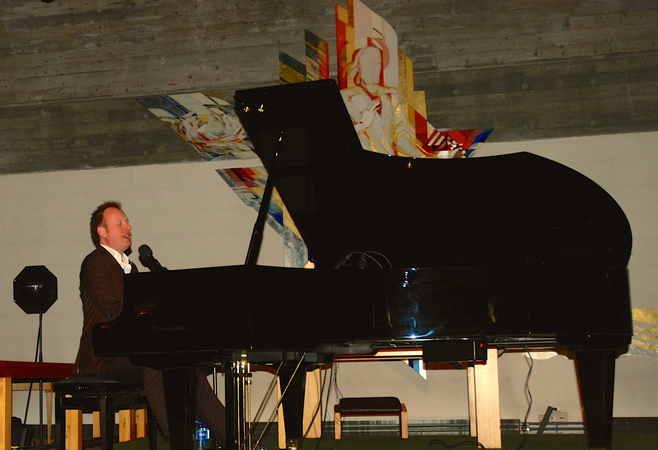 Sigvart Dagsland var den første til å holde konsert på flygelet.