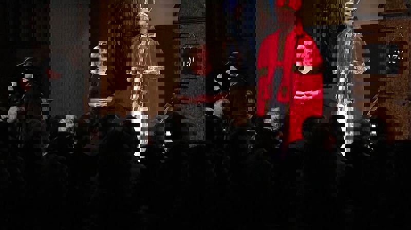 Flott kveld med Luther og latter