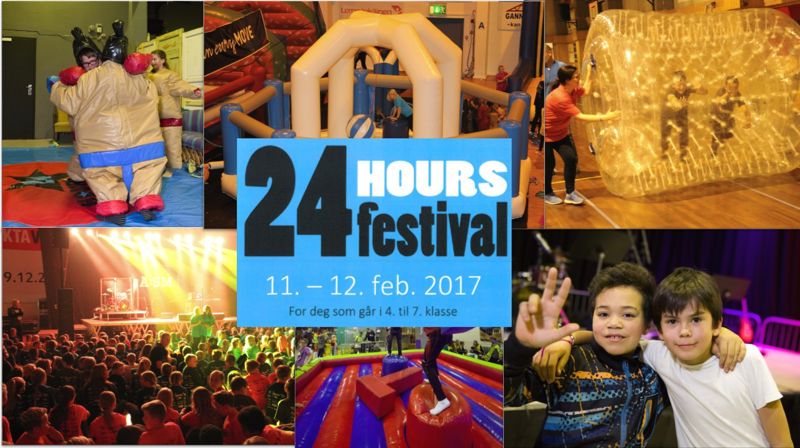 Arrangerer 24 Hours festival