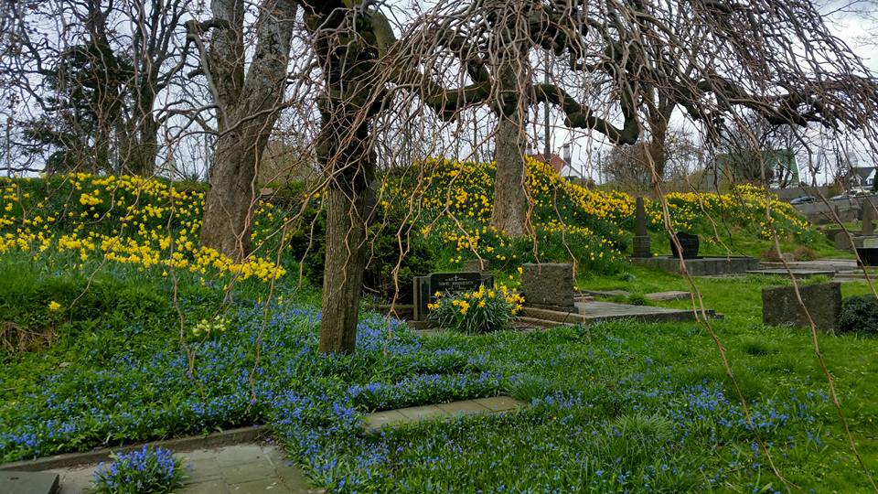 Vakkert på Christine Elisabeths gravlund