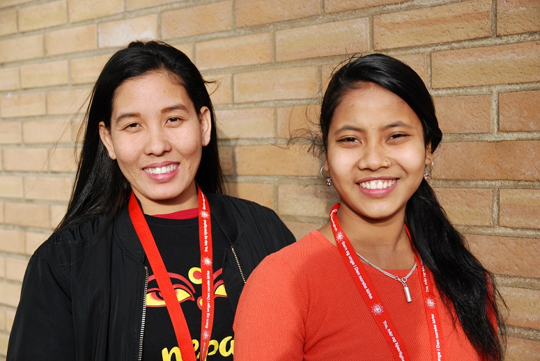 Gauri Maya Ghalan og Sabita Chaudhary.