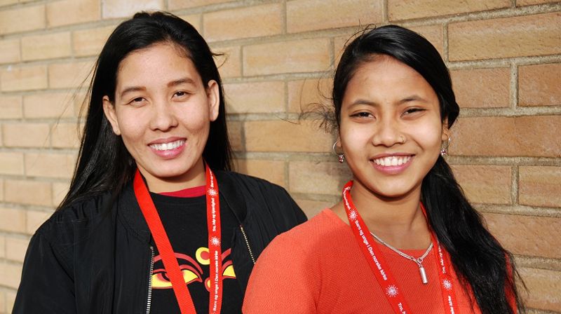 Gauri Maya Ghalan og Sabita Chaudhary.