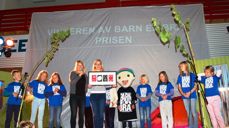 Det var Barnas Råd som delte ut prisen på festivalens morgenshow torsdag.