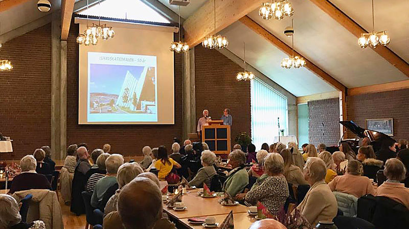 Fortalte om sykling Norge på langs