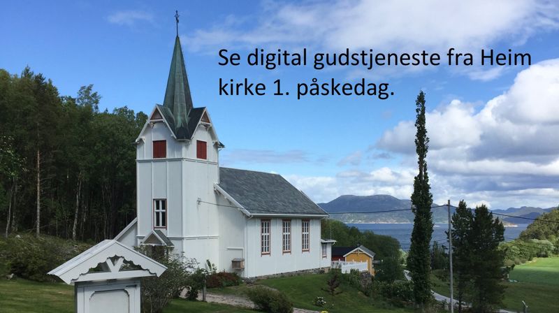 Vi feirer gudstjeneste sammen - hver for oss, der vi er.