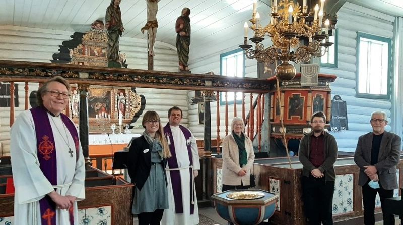 Fra venstre: Dagfinn Thomassen, Janita Bruun, Jarle Bryne, Ellbjørg Reiten, Thomas Erlandsen og Egil Hammervik